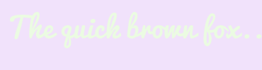 Image with Font Color EBFBE2 and Background Color F1E2FB